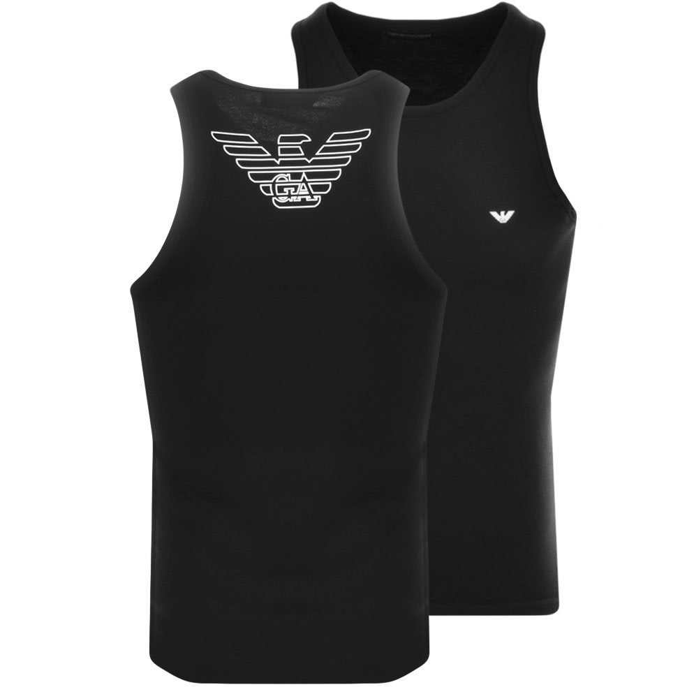 Alternative Image for ProductEmporio Armani Vest T Shirt Black1